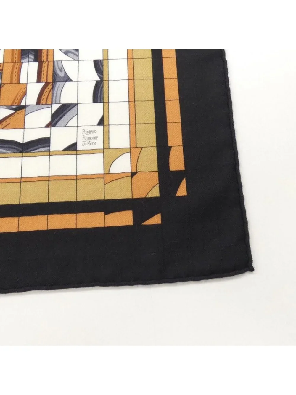 Hermes Coaching Deja VU Carre Shawl Scarf - Picture 2 of 4